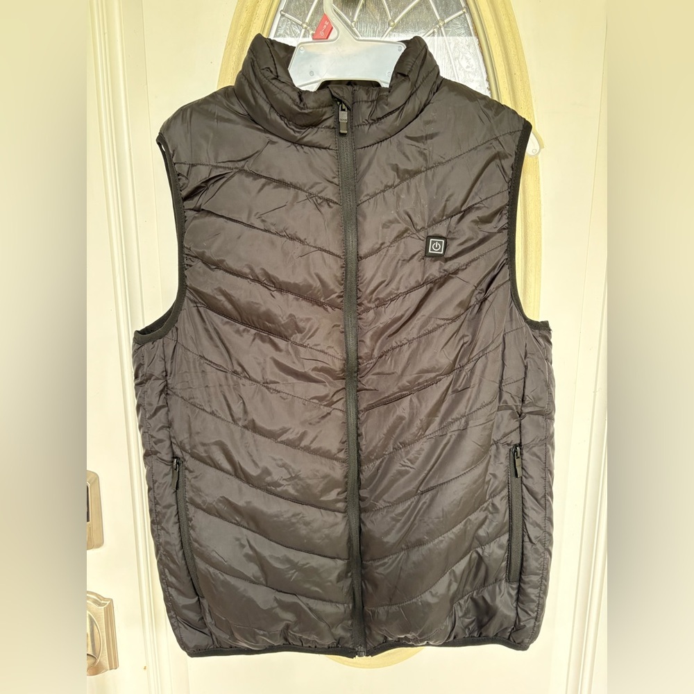 Heated Gray Puffer Vest